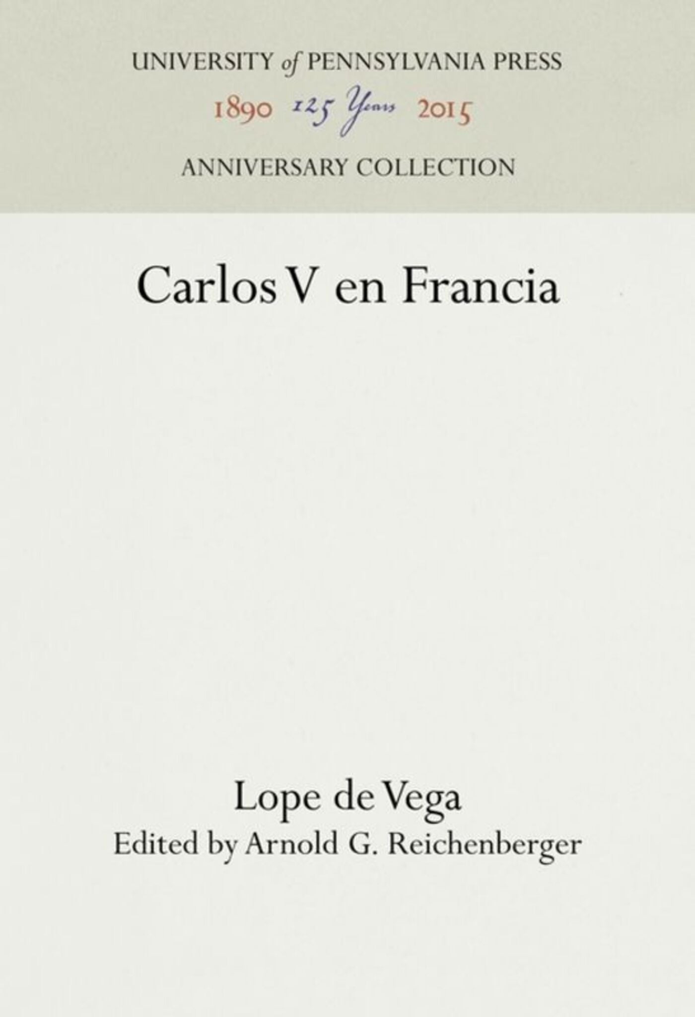 Cover image for Carlos V en Francia ISBN 9781512821031